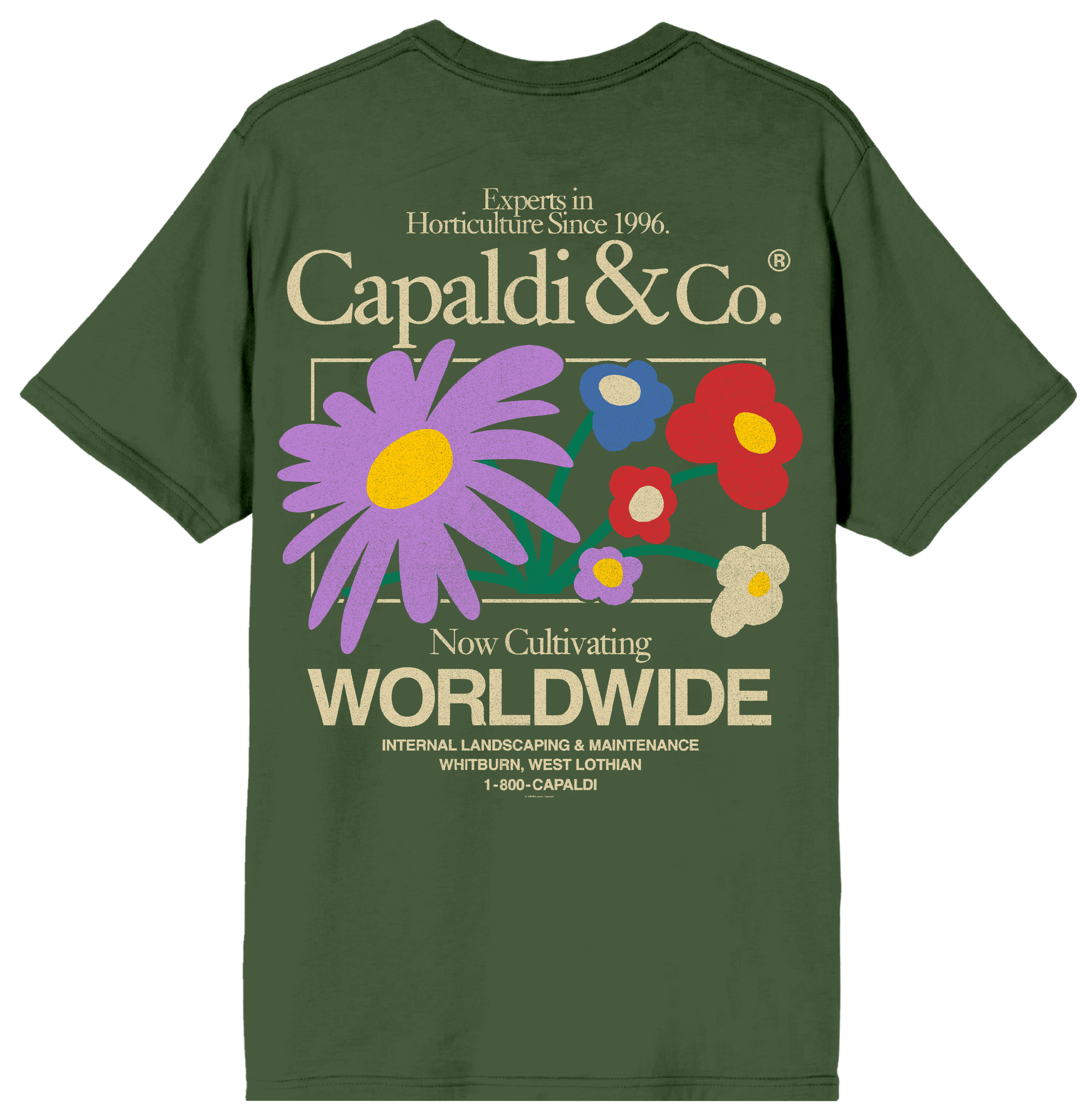 Capaldi & Co Flower Pot T-Shirt